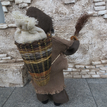 Knecht Ruprecht, Nikolausstatue, Nikolaus, Erzaehlfigur, Egli-Figur, kaufen, Nikolaus  mini, Miniatur, Handgemacht